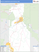 Santa Fe Metro Area Digital Map Basic Style